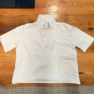 Frank & Eileen White short sleeve popover
